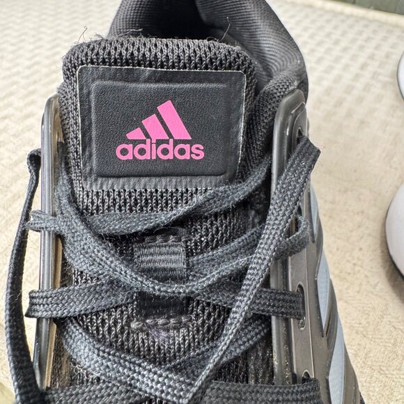 Adidas EQ19 Mens Size 8 Black & Pink Sneakers Cloudfoam Running shoes - Picture 5 of 8